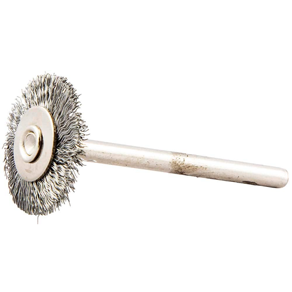 Norton - 3/4" OD, Crimped Carbon Wheel Brush - Best Tool & Supply