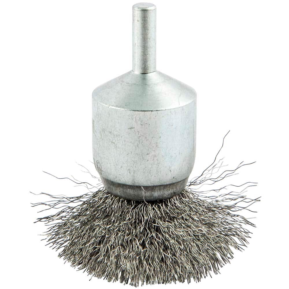 Norton - End Brushes Brush Diameter (Inch): 2 Fill Material: Carbon Steel - Best Tool & Supply