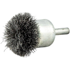 Norton - End Brushes Brush Diameter (Inch): 1-1/2 Fill Material: Carbon Steel - Best Tool & Supply