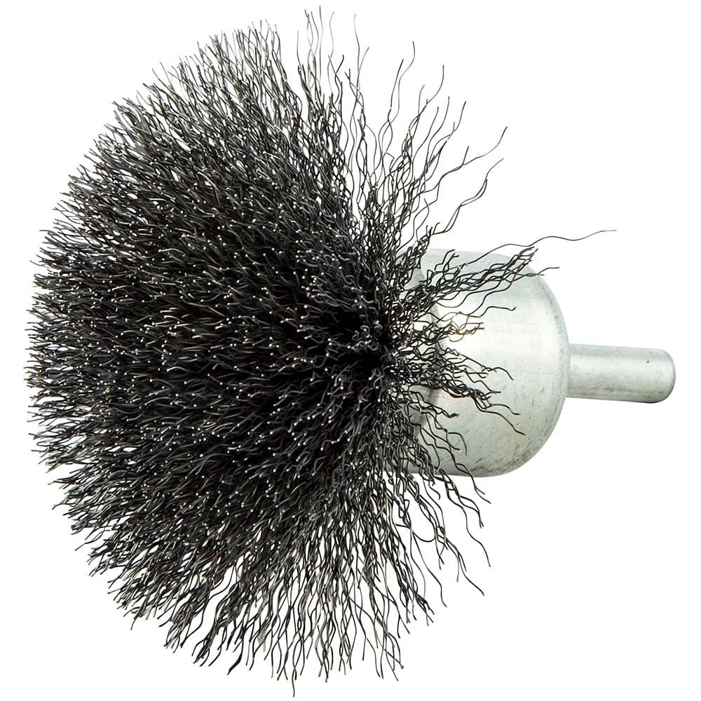 Norton - End Brushes Brush Diameter (Inch): 3 Fill Material: Carbon Steel - Best Tool & Supply