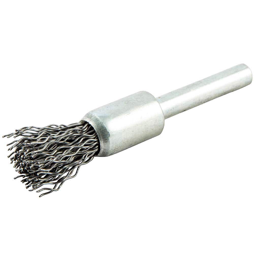 Norton - End Brushes Brush Diameter (Inch): 1/2 Fill Material: Carbon Steel - Best Tool & Supply