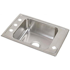 ELKAY - Stainless Steel Sinks Type: Drop In Sink Outside Length: 25 (Inch) - Best Tool & Supply