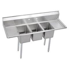 ELKAY - Stainless Steel Sinks Type: Scullery Sink Outside Length: 64 (Inch) - Best Tool & Supply