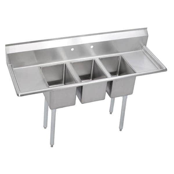 ELKAY - Stainless Steel Sinks Type: Scullery Sink Outside Length: 58 (Inch) - Best Tool & Supply