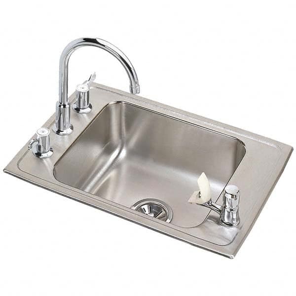 ELKAY - Stainless Steel Sinks Type: Drop In Sink Outside Length: 25 (Inch) - Best Tool & Supply