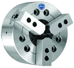 3-Jaw Power Chuck; 6 inch; Direct Mount A2-5 - Best Tool & Supply