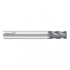 8mm Dia. x 50mm Overall Length 4-Flute 1.5mm C/R Solid Carbide SE End Mill-Round Shank-Center Cut-FC18 - Best Tool & Supply