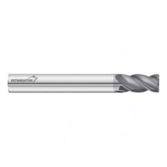 8mm Dia. x 50mm Overall Length 4-Flute 0.8mm C/R Solid Carbide SE End Mill-Round Shank-Center Cut-FC18 - Best Tool & Supply