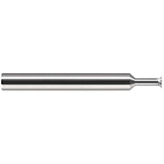 Harvey Tool - 1/2" Diam 90° 0.088" Chamfer 6-Flute Solid Carbide Back Chamfer - Exact Industrial Supply