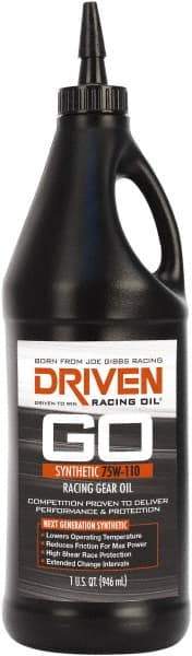 Joe Gibbs Driven Racing Oil - Bottle, Synthetic Gear Oil - ISO 100 - Best Tool & Supply