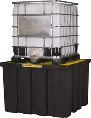 Justrite - 372 Gallon Sump Polyurethane IBC Pallet - 55 Inch Long x 55 Inch Wide x 37-1/2 Inch High, 1 Tote, 9,000 Lbs. Load Capacity, Fork Liftable - Best Tool & Supply