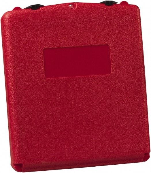 Justrite - 1 Piece Red Document Holders-Certificate/Document - 15-3/4" High x 13.3" Wide - Best Tool & Supply