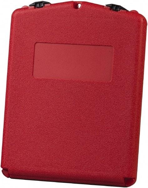 Justrite - 1 Piece Red Document Holders-Certificate/Document - 14-1/2" High x 11" Wide - Best Tool & Supply