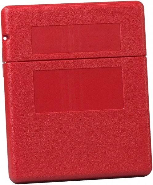 Justrite - 1 Piece Red Document Holders-Certificate/Document - 12-1/2" High x 10-1/4" Wide - Best Tool & Supply