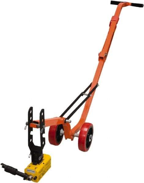 Allegro - Manhole Equipment & Accessories Type: Magnetic Manhole Lid Lifter w/Steel Dolly and Magnet (Lift Weight: 660lb Flat; 330lb Round) - Best Tool & Supply