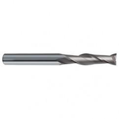 20mm Dia. x 150mm Overall Length 2-Flute Square End Solid Carbide SE End Mill-Round Shank-Center Cut-Uncoated - Best Tool & Supply