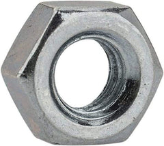 Value Collection - M6x1.00 Metric Coarse Steel Right Hand Hex Nut - 10mm Across Flats, 5mm High, Hot Dipped Galvanized Finish - Best Tool & Supply