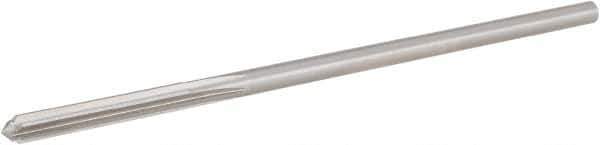 Hertel - 7/32" High Speed Steel 6 Flute Chucking Reamer - Straight Flute, 0.2075" Straight Shank, 1-1/4" Flute Length, 5" OAL - Best Tool & Supply