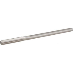 Hertel - Letter P Cobalt 6 Flute Chucking Reamer - Straight Flute, Straight Shank, 1-1/2" Flute Length, 6" OAL - Best Tool & Supply