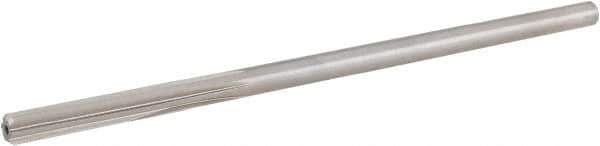 Hertel - 7/32" Cobalt 6 Flute Chucking Reamer - Straight Flute, Straight Shank, 1-1/4" Flute Length, 5" OAL - Best Tool & Supply