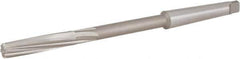 Hertel - 1/2" High Speed Steel 6 Flute Chucking Reamer - Spiral Flute, 1MT Morse Taper Shank, 2" Flute Length, 8" OAL - Best Tool & Supply