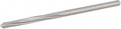 Chucking Reamer: 0.161″ Dia, 3-1/4″ OAL, 1-1/8″ Flute Length, Straight Shank, High Speed Steel 6 Flute