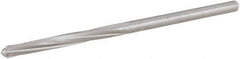 Hertel - #21 High Speed Steel 6 Flute Chucking Reamer - Spiral Flute, Straight Shank, 1-1/8" Flute Length, 3-1/4" OAL - Best Tool & Supply