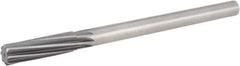 Hertel - 19/32" Cobalt 6 Flute Chucking Reamer - Spiral Flute, 0.1645" Straight Shank, 2" Flute Length, 8" OAL - Best Tool & Supply