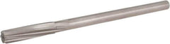 Hertel - 13/32" High Speed Steel 6 Flute Chucking Reamer - Spiral Flute, 0.3105" Straight Shank, 1-3/4" Flute Length, 7" OAL - Best Tool & Supply