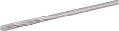 Hertel - 3/16" High Speed Steel 6 Flute Chucking Reamer - Spiral Flute, 0.1805" Straight Shank, 1-1/8" Flute Length, 4-1/2" OAL - Best Tool & Supply