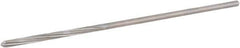 Hertel - 1/16" High Speed Steel 4 Flute Chucking Reamer - Spiral Flute, 0.0585" Straight Shank, 1/2" Flute Length, 2-1/2" OAL - Best Tool & Supply