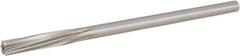 Hertel - 11/32" High Speed Steel 6 Flute Chucking Reamer - Spiral Flute, 0.2792" Straight Shank, 1-1/2" Flute Length, 6" OAL - Best Tool & Supply