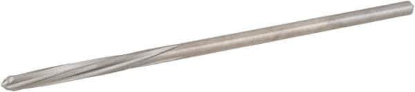 Hertel - 7/64" High Speed Steel 4 Flute Chucking Reamer - Spiral Flute, 0.103" Straight Shank, 7/8" Flute Length, 3-1/2" OAL - Best Tool & Supply