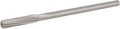 Hertel - 17/64" Cobalt 6 Flute Chucking Reamer - Spiral Flute, 1/4" Straight Shank, 1-1/2" Flute Length, 6" OAL - Best Tool & Supply