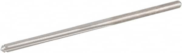 Chucking Reamer: 0.04″ Dia, 1-5/8″ OAL, 1/2″ Flute Length, Straight Shank, High Speed Steel 4 Flute, RH