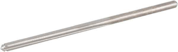 Hertel - #52 High Speed Steel 4 Flute Chucking Reamer - Straight Flute, Straight Shank, 1/2" Flute Length, 1-7/8" OAL - Best Tool & Supply