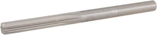 Hertel - 11/32" High Speed Steel 6 Flute Chucking Reamer - Straight Flute, 11/32" Straight Shank, 1-1/2" Flute Length, 4-3/4" OAL - Best Tool & Supply