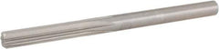 Hertel - 5/16" High Speed Steel 6 Flute Chucking Reamer - Straight Flute, 5/16" Straight Shank, 1-1/2" Flute Length, 4-1/2" OAL - Best Tool & Supply