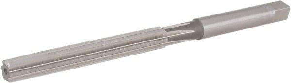 Hertel - 15/32" Diam, Straight Shank, 2.88" Flute, Hand Reamer - Best Tool & Supply