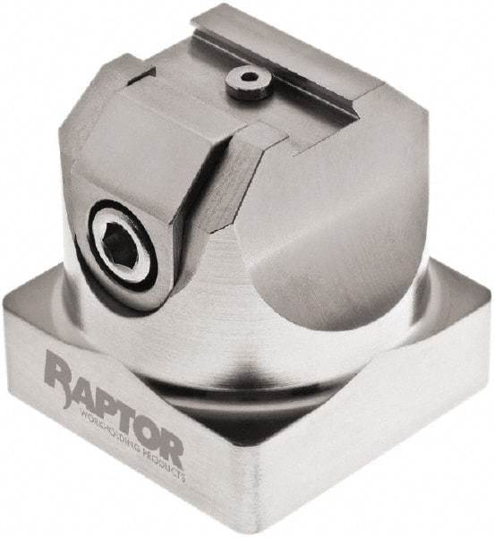 Raptor Workholding - 3/4" Jaw Width, 2-1/8" High x 2.07" Long x 2.07" Wide Dovetail Vise - For Use with 4 & 5 Axis Workholding Systems - Best Tool & Supply