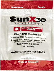 North - 0.25 oz Packet Sunscreen - SPF 30, 300 Packets - Best Tool & Supply