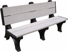 Vestil - 4' Long x 28" Wide, Recycled Plastic Bench Seat - Best Tool & Supply