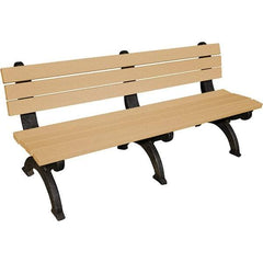 Vestil - 6' Long x 29" Wide, Recycled Plastic Bench Seat - Best Tool & Supply