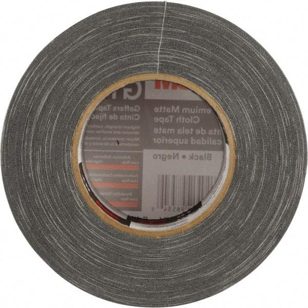 3M - 3" x 50m Black Gaffers Tape - 11 mil, Rubber Adhesive, Cotton Cloth Backing, Series GT3 - Best Tool & Supply