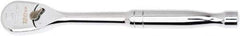 GearWrench - 1/4" Drive Pear Head Ratchet - Full Polish Chrome Finish, 5" OAL, 60 Gear Teeth, Full Polished Handle, Standard Head - Best Tool & Supply