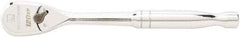 GearWrench - 3/8" Drive Pear Head Ratchet - Full Polish Chrome Finish, 8" OAL, 60 Gear Teeth, Full Polished Handle, Standard Head - Best Tool & Supply