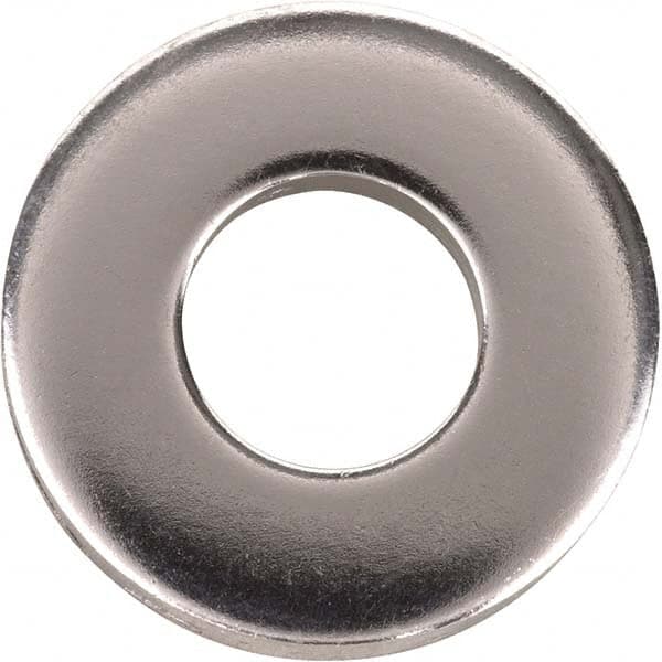 3/8″ Screw Standard Flat Washer: Grade 2 Stainless Steel, Plain Finish 13/32″ ID, 7/8″ OD, 1/8″ Thick