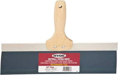 Hyde Tools - 14" Wide Flexible Blade Steel Joint Knife - Flexible, Hardwood Handle - Best Tool & Supply