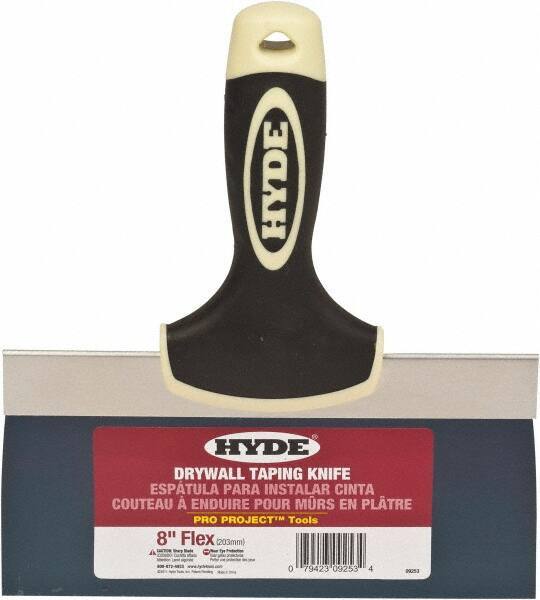 Hyde Tools - 8" Wide Flexible Blade Steel Joint Knife - Flexible - Best Tool & Supply