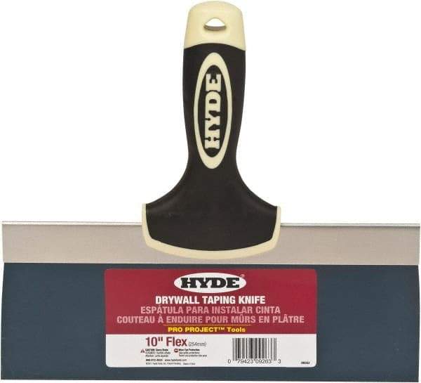 Hyde Tools - 10" Wide Flexible Blade Steel Joint Knife - Flexible - Best Tool & Supply